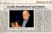 Großer Kunstfreund und Mäzen